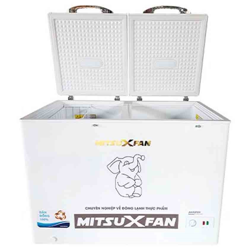 Tủ Đông Inverter MITSUXFAN MF1-400GW2 320 Lít Màu Trắng Dàn Đồng