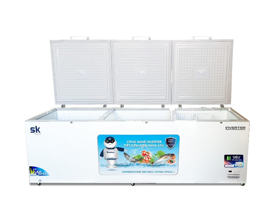 Tủ Đông Inverter Sumikura SKF-1600SI(JS) 1600 Lít Dàn Đồng