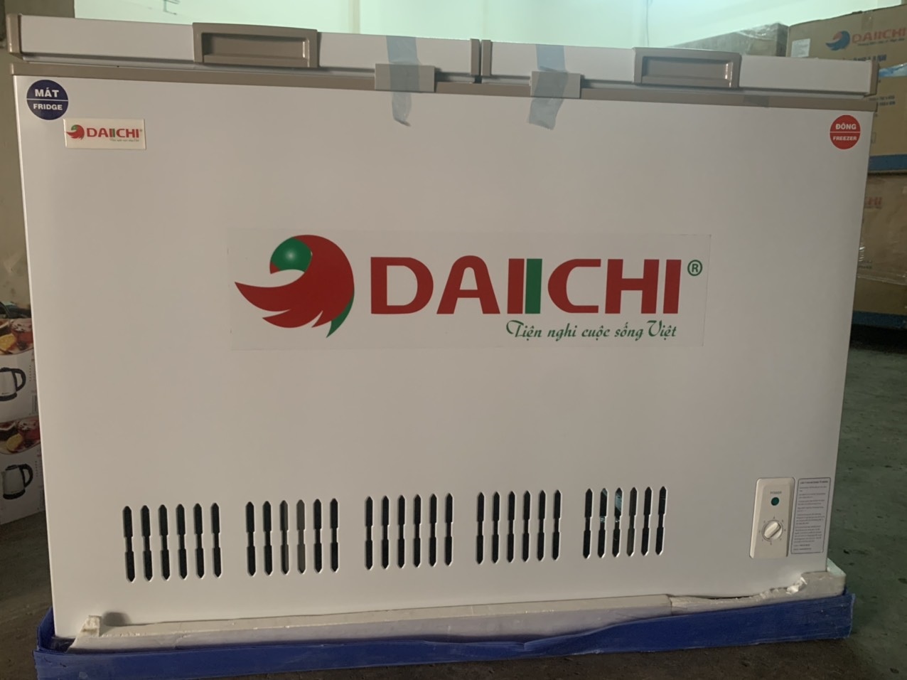 Tủ Đông Mát Inverter Daiichi DC-CF104566W 350 Lít Dàn Đồng Màu Trắng