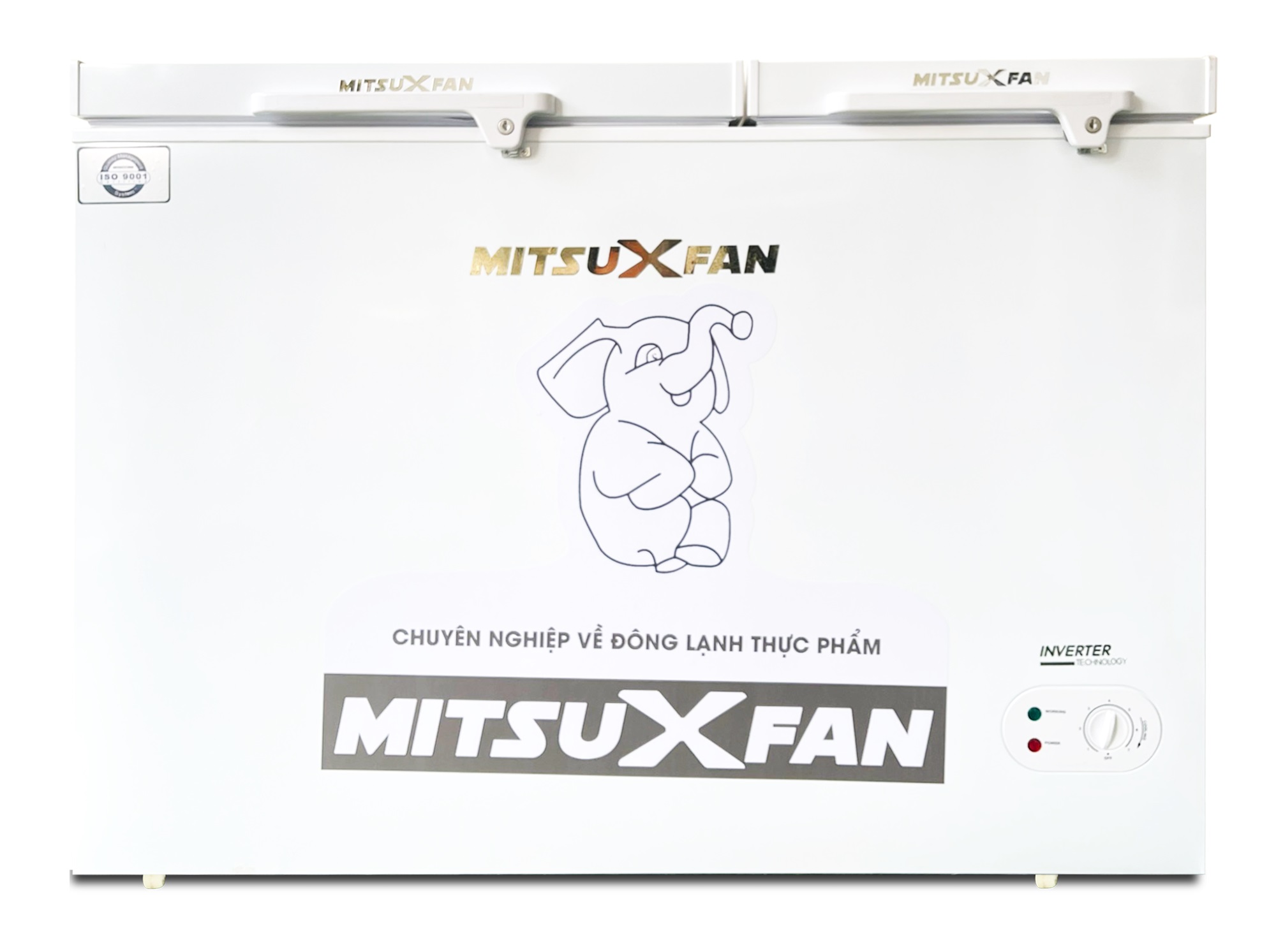 Tủ Đông Mát Inverter MITSUXFAN MF2-300GW2 260 Lít Màu Trắng Dàn Đồng