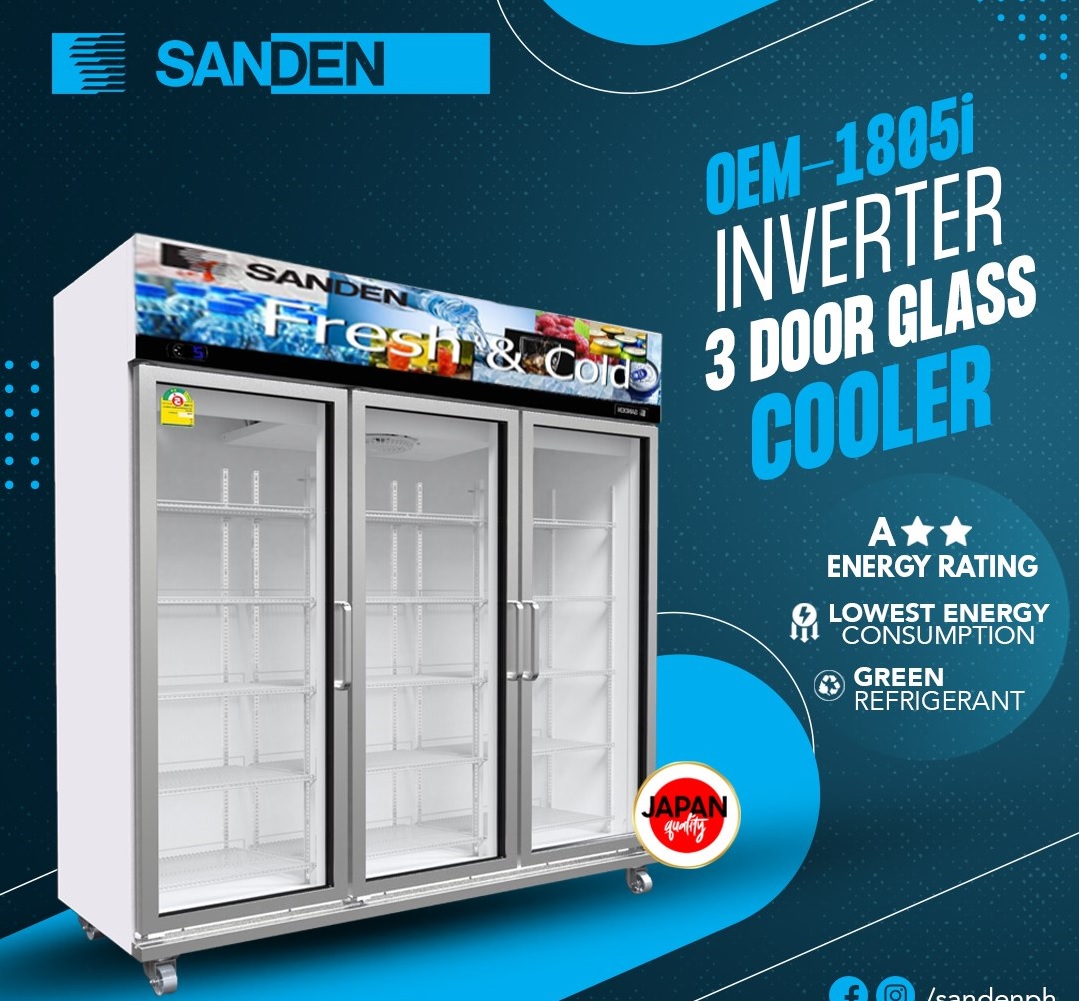 Tủ Mát Inverter SANDEN INTERCOOL OEM-1805i 1526 Lít Đồng R290